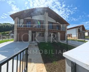 Exterior view of Single-family semi-detached for sale in Donamaria  with Heating, Private garden and Balcony