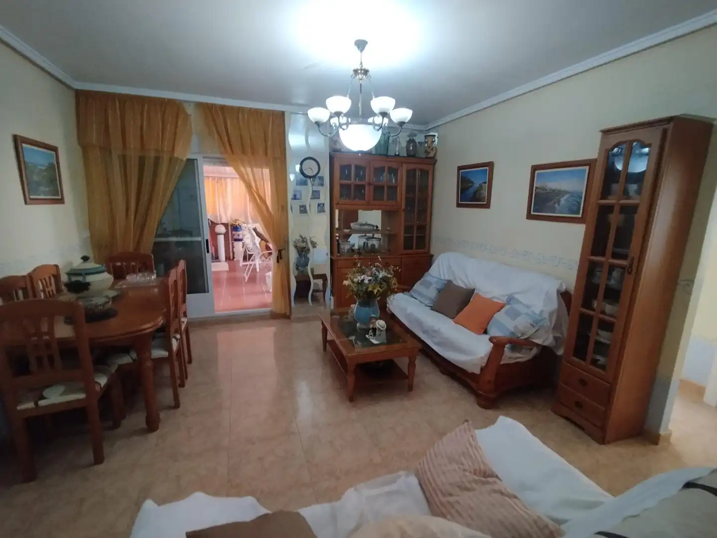 Sala de estar de Planta baja en venta en Guardamar del Segura con Jardín privado, Terraza y Trastero