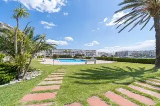Garden of Flat for sale in Empuriabrava  with Air Conditioner, Terrace and Furnished