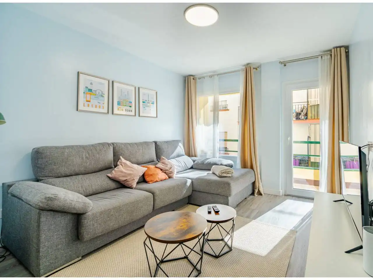 Sala d'estar de Edifici en venda en Estepona