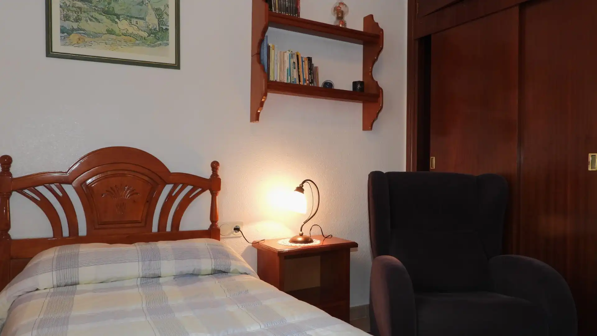 Dormitori de Apartament en venda en La Manga del Mar Menor amb Aire condicionat, Calefacció i Jardí privat