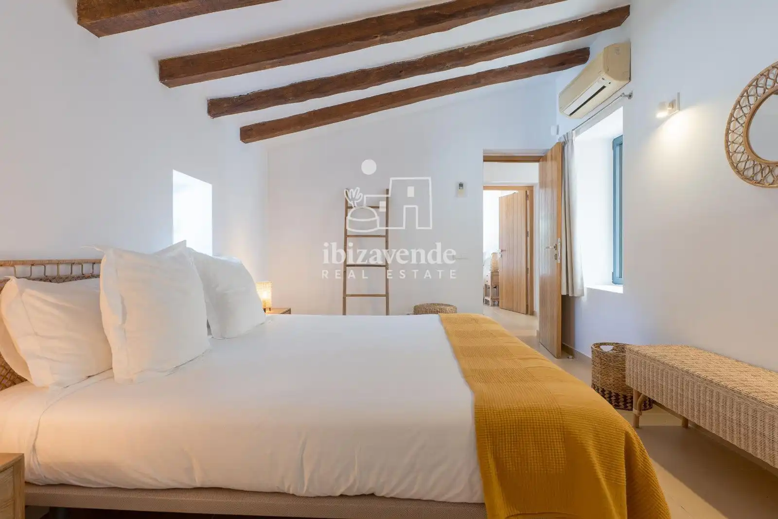 Habitación de Casa o chalet de alquiler en Santa Eulària des Riu con Aire acondicionado, Calefacción y Terraza