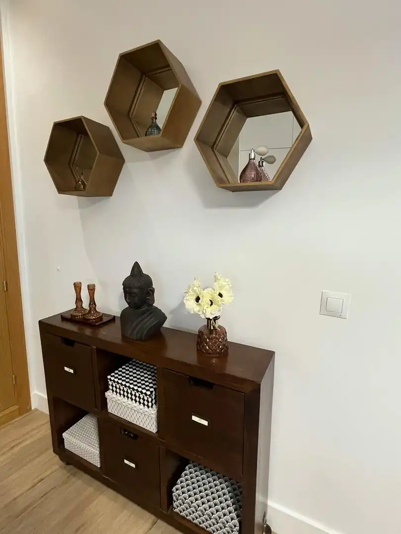 Bedroom of Flat for rent in Madrid  with Air Conditioner, Heating and Private garden