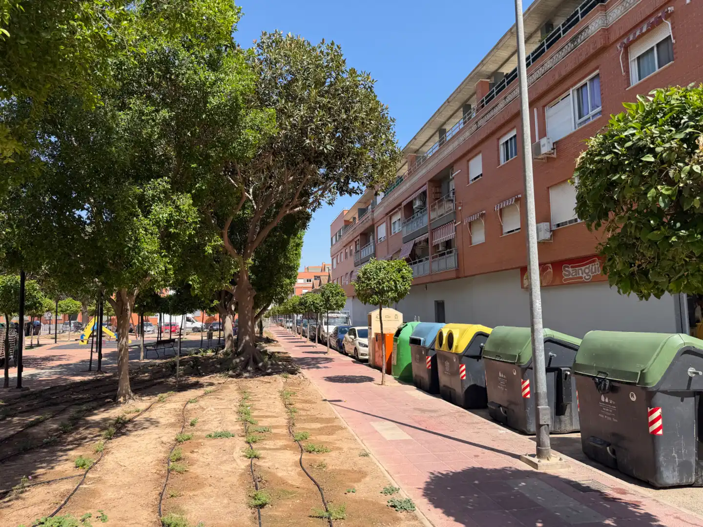 Vista exterior de Piso en venta en Alcantarilla con Aire acondicionado, Trastero y Amueblado