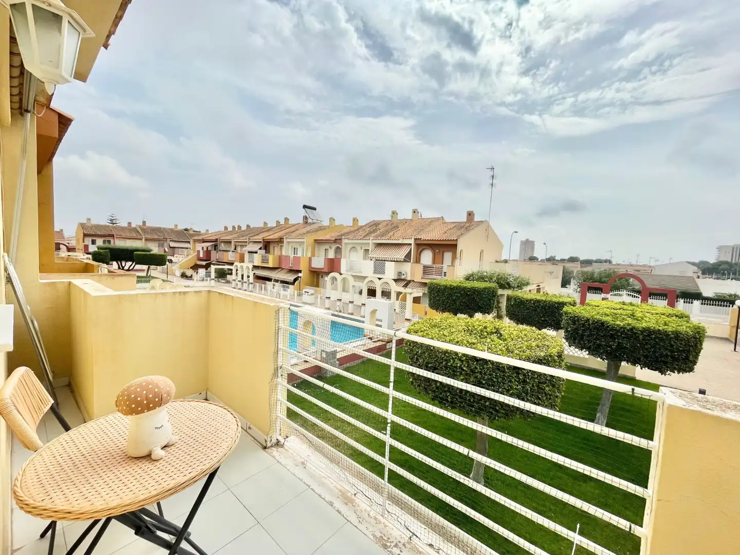 Terrace of Houses for rent in San Javier  with Air Conditioner, Heating and Swimming Pool