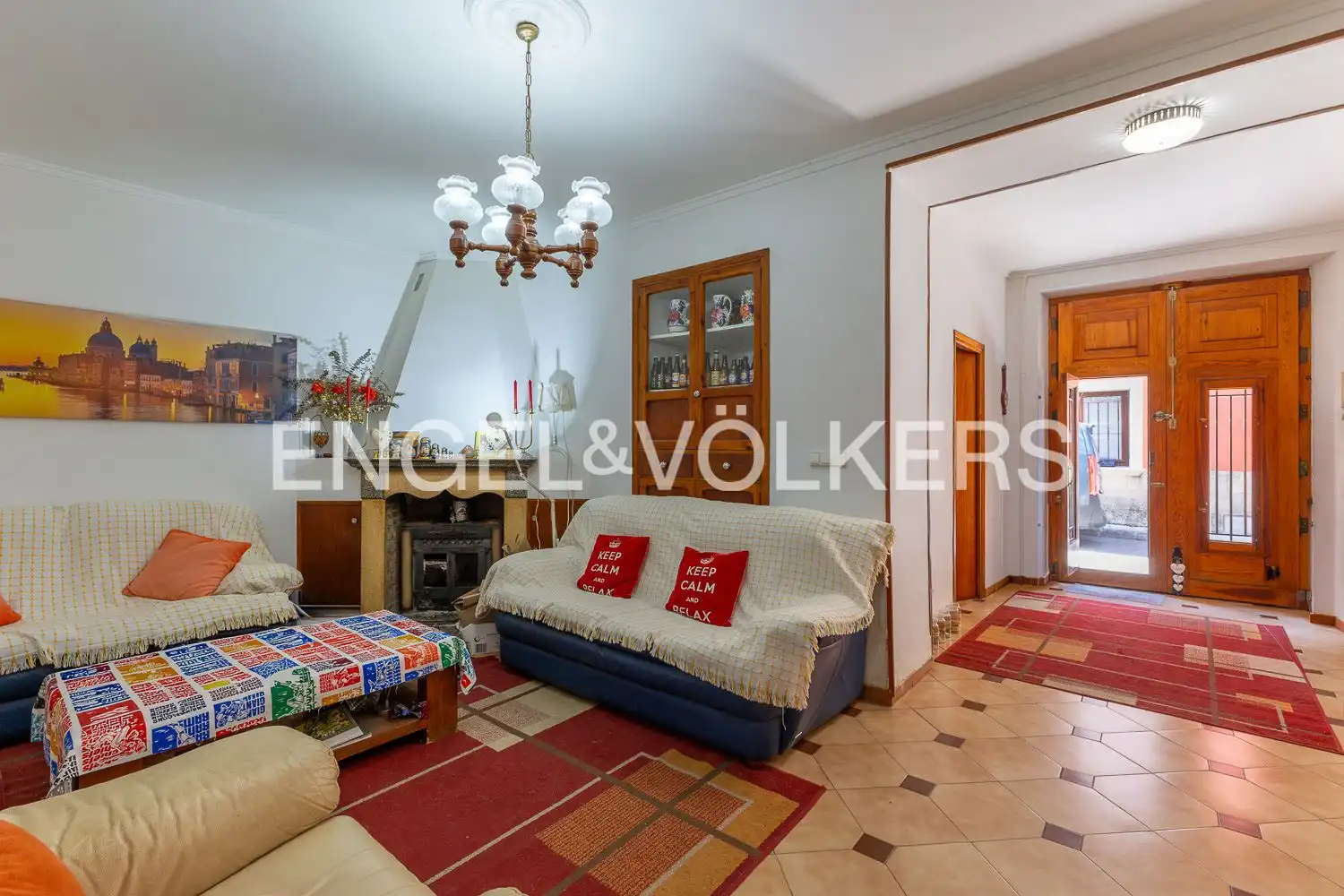 Sala de estar de Casa o chalet en venta en Xaló con Calefacción, Trastero y Balcón