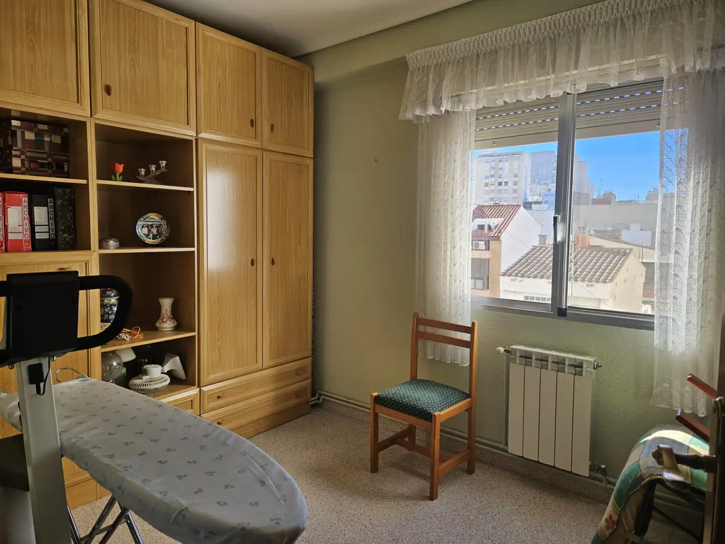 Schlafzimmer von Wohnung zum Verkauf in Castellón de la Plana / Castelló de la Plana mit Heizung, Möbliert und Ofen