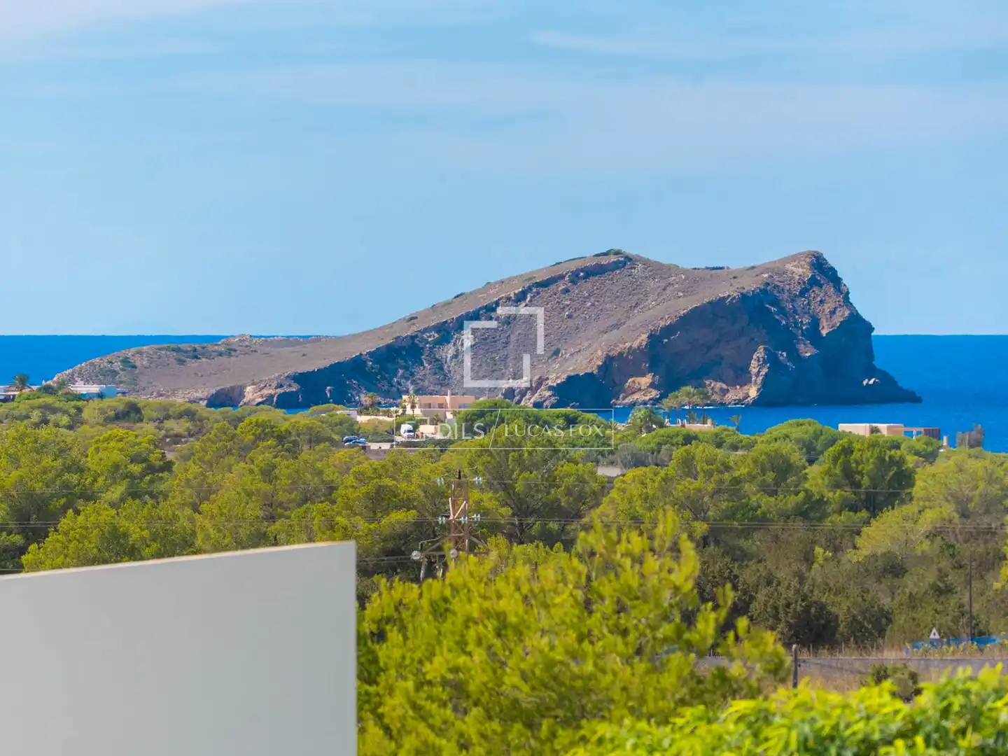 Exterior view of Houses for sale in Sant Josep de sa Talaia  with Air Conditioner, Heating and Private garden