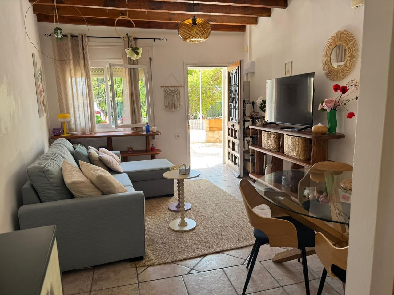 Sala d'estar de Casa o xalet en venda en Aigües amb Aire condicionat i Terrassa