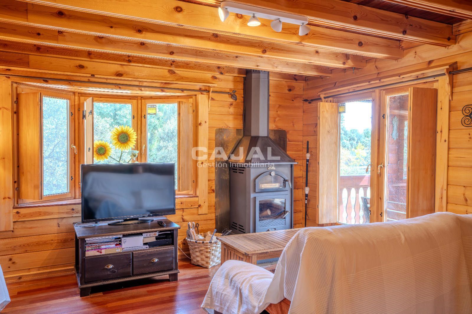 Dormitori de Casa o xalet en venda en Fresno de Cantespino amb Calefacció i Terrassa