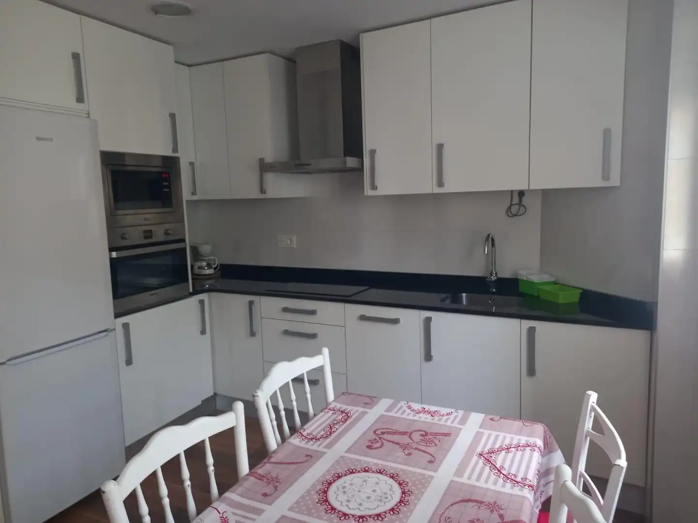 Kitchen of Flat for rent in Santander  with Furnished and Balcony