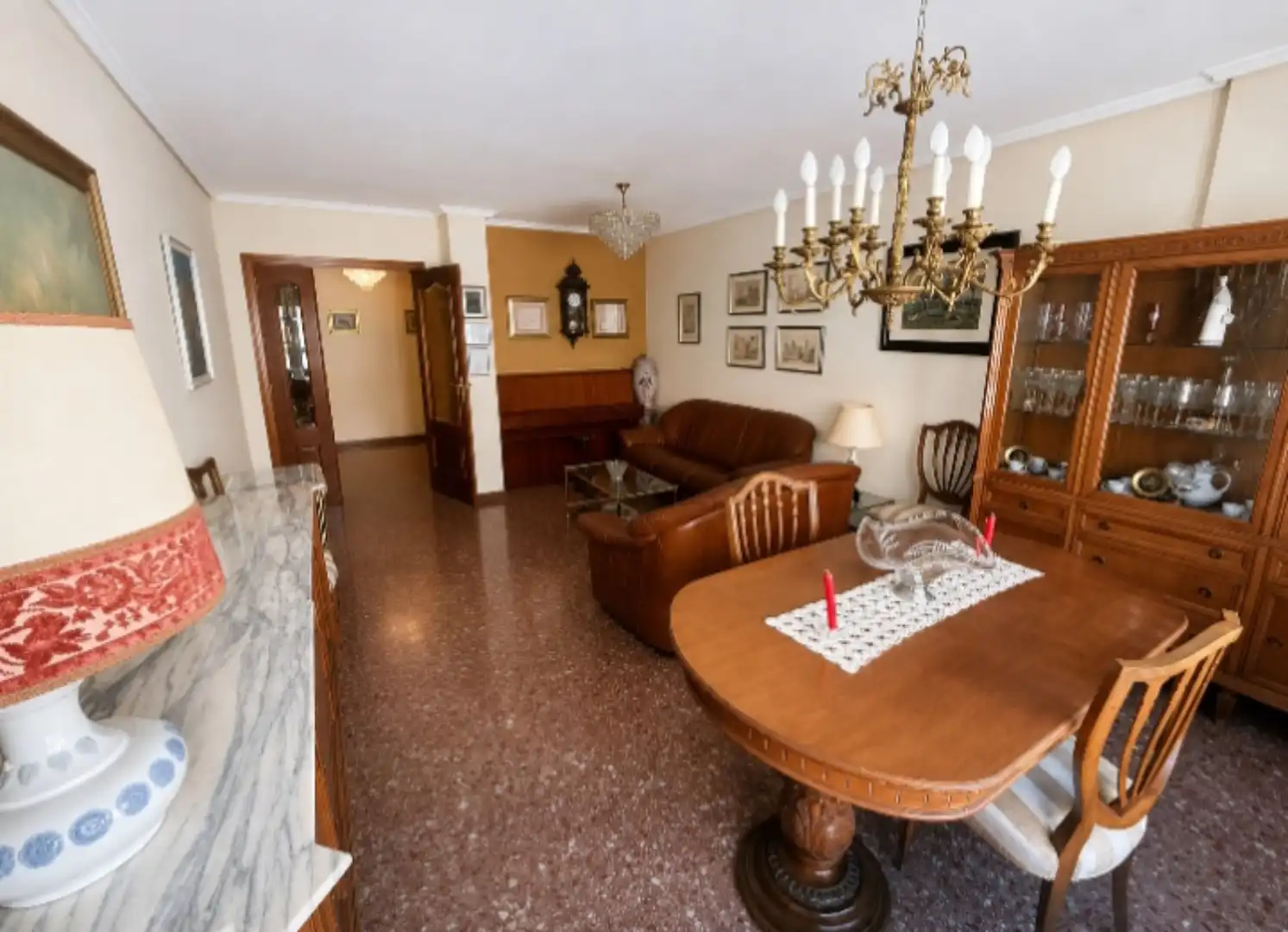 Living room of Flat for rent in Valencia  with Air Conditioner, Furnished and Oven