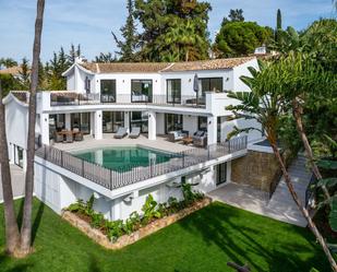 Exterior view of House or chalet for sale in Estepona  with Air Conditioner, Private garden and Terrace