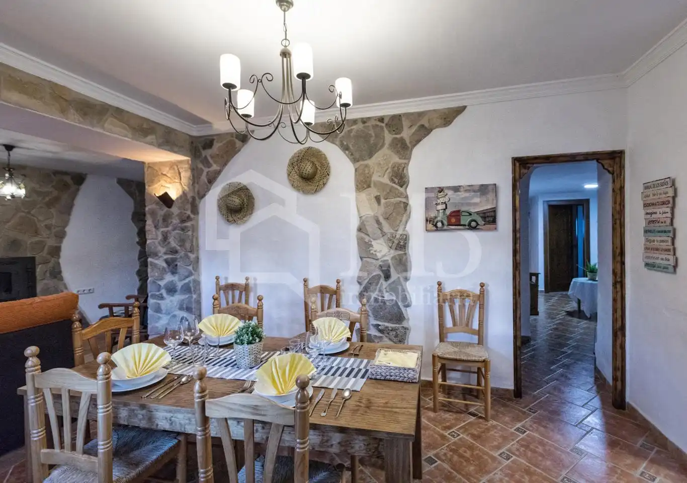 Dining room of Country homes for sale in Periana, Málaga