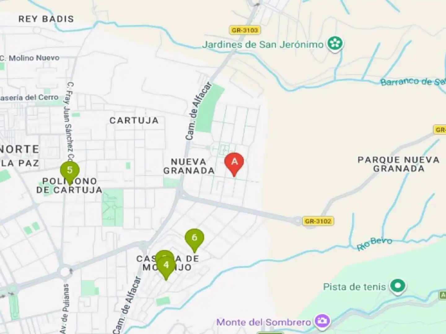 Vista exterior de Pis en venda en Granada