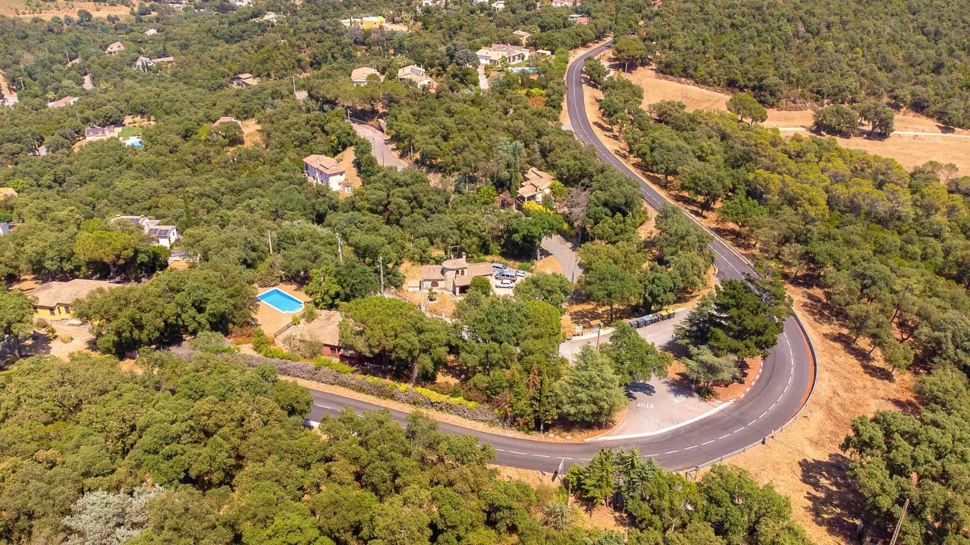 Vista exterior de Casa o xalet en venda en Santa Cristina d'Aro amb Calefacció, Terrassa i Piscina
