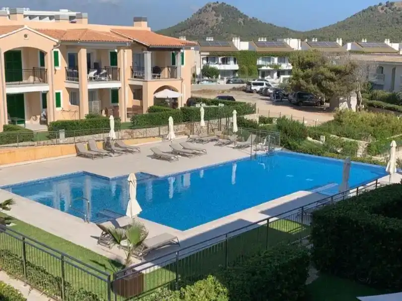 Swimming pool of Flat for sale in Capdepera  with Air Conditioner, Swimming Pool and Balcony