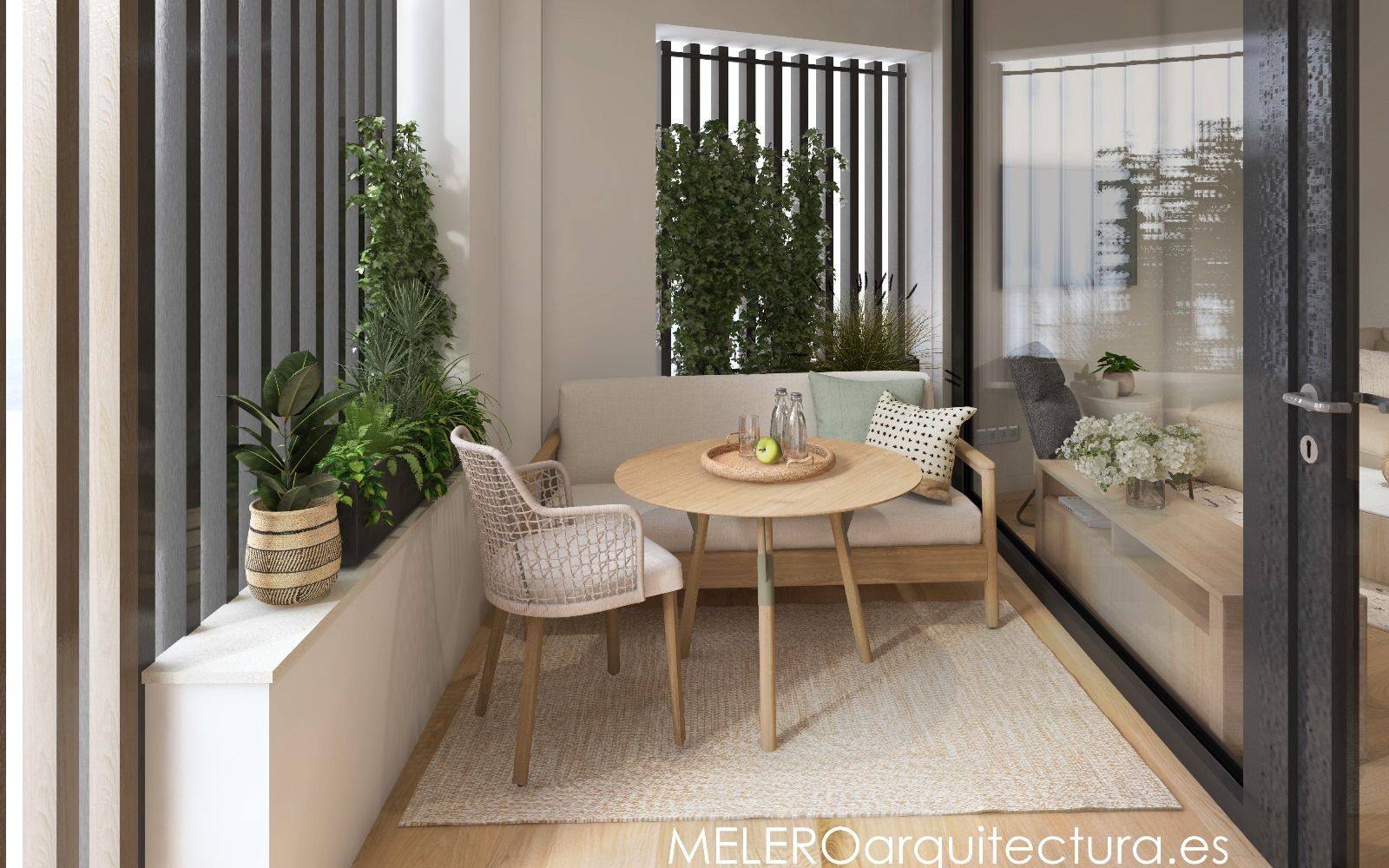 Balcony of Flat for sale in Rubí  with Air Conditioner, Heating and Oven