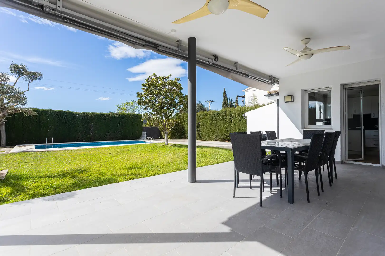 Terraza de Casa o chalet en venta en Llers con Aire acondicionado, Calefacción y Jardín privado