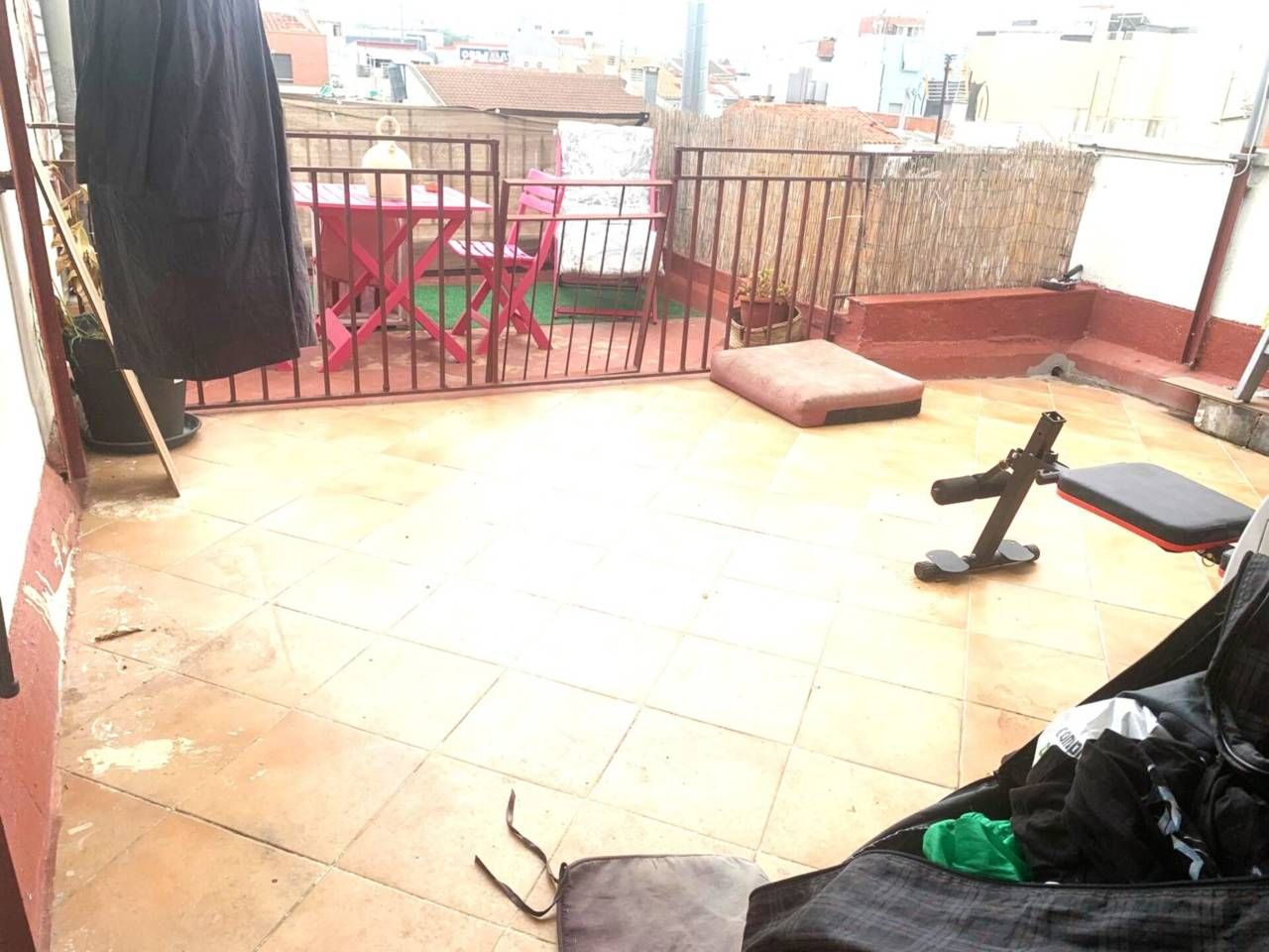 Terrace of Flat for sale in Terrassa  with Heating, Parquet flooring and Terrace