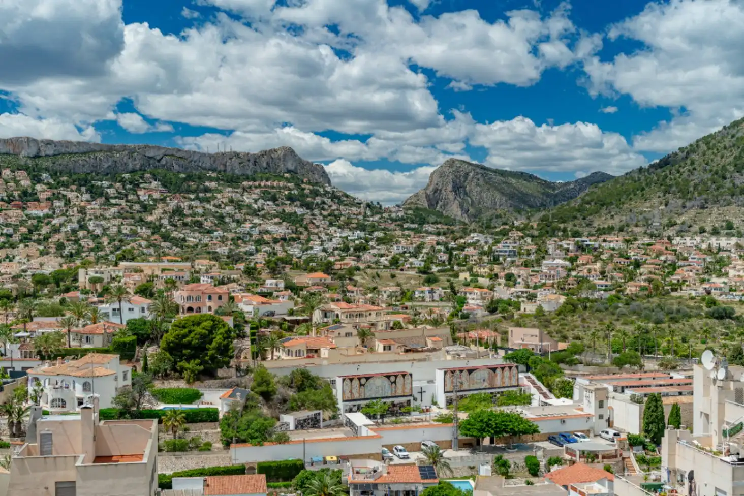 Vista exterior de Apartamento en venta en Calpe / Calp con Terraza y Amueblado