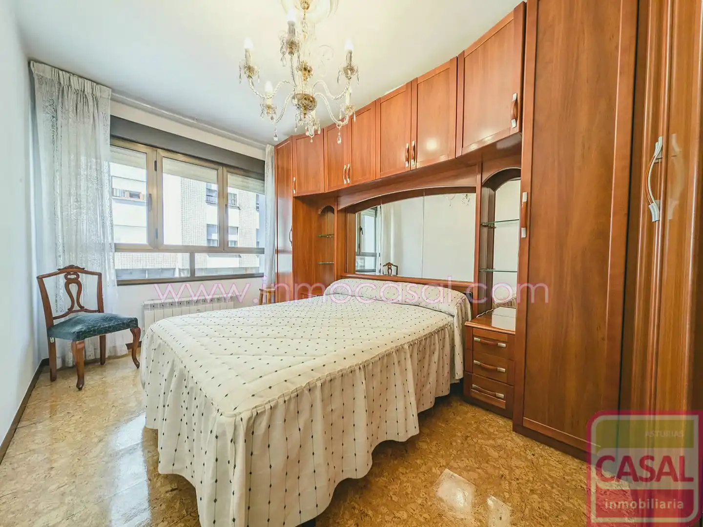 Bedroom of Flat for sale in Langreo  with Heating, Terrace and Storage room