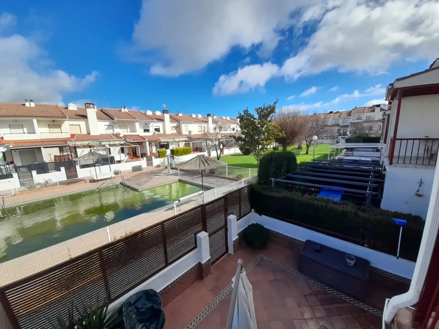 Garden of Detached homes for sale in Almodóvar del Campo  with Air Conditioner, Heating and Terrace