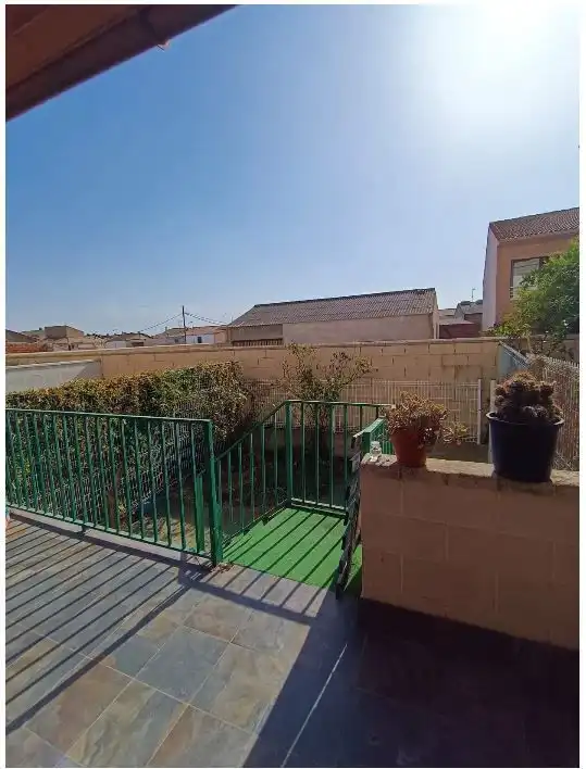 Terraza de Casa adosada en venta en Alfajarín con Calefacción