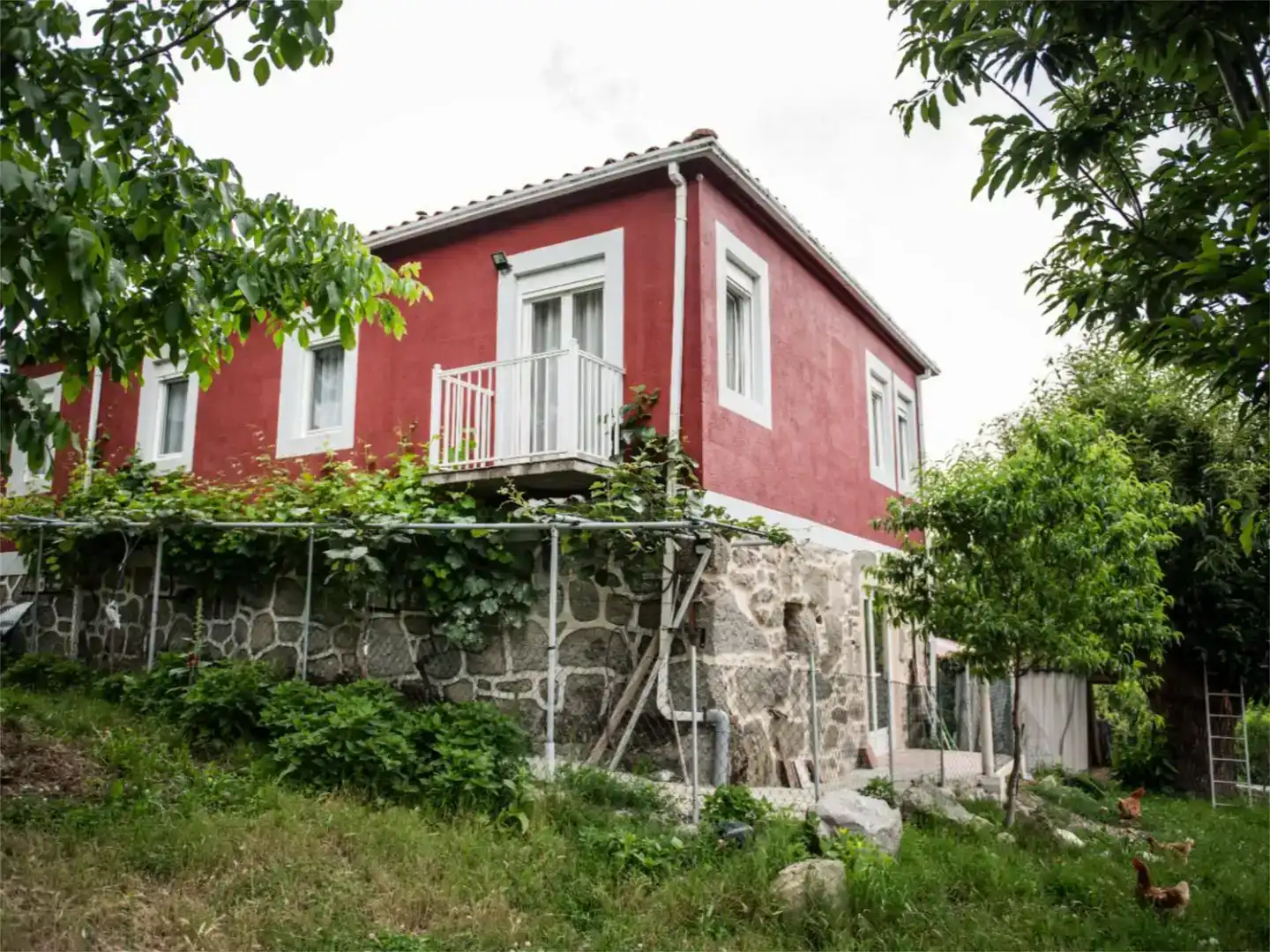 Vista exterior de Casa o xalet en venda en Taboada amb Jardí privat, Parquet i Traster