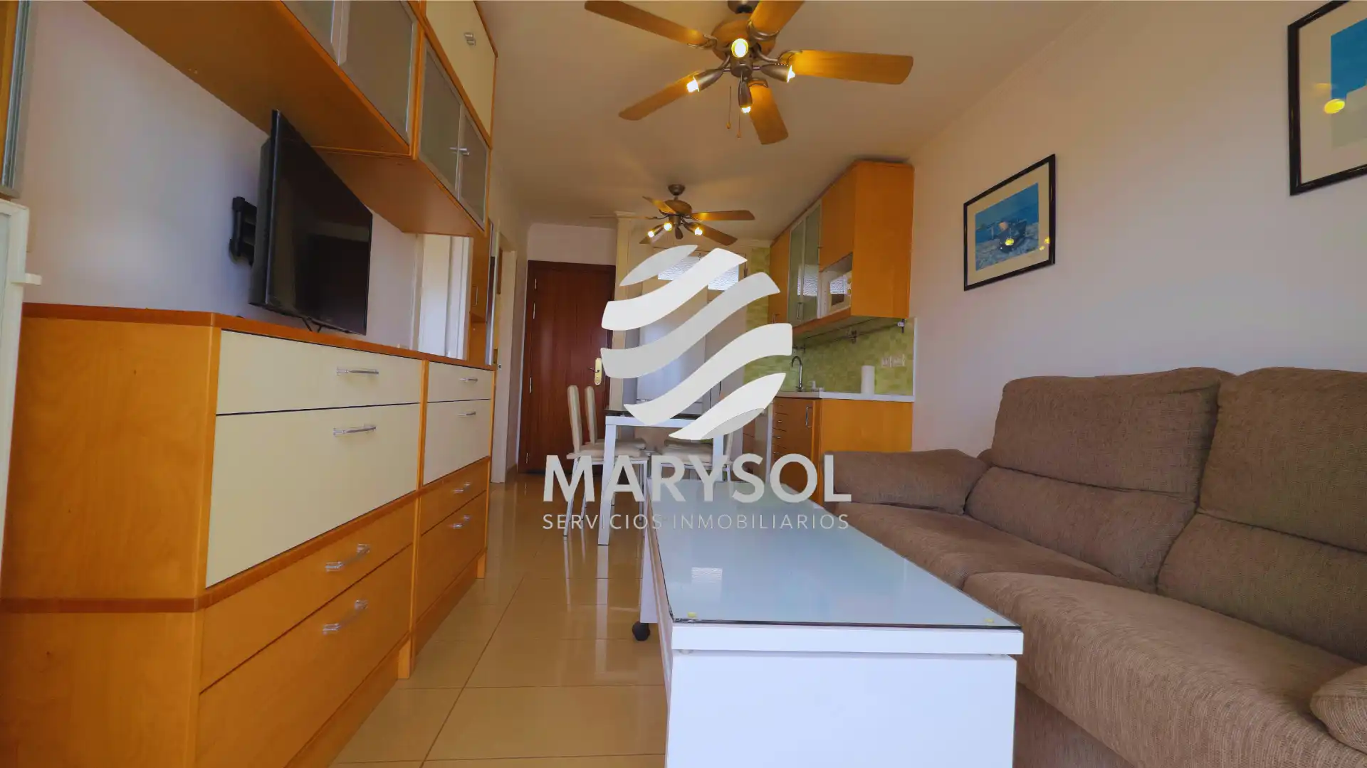 Sala de estar de Apartamento de alquiler en San Bartolomé de Tirajana con Terraza, Amueblado y Horno