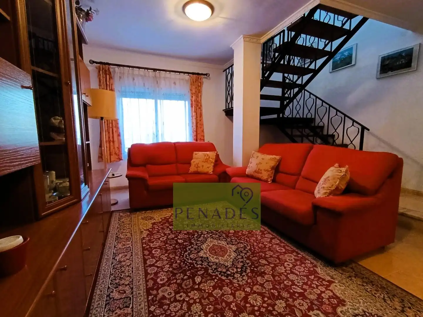 Sala de estar de Casa adosada en venta en Albaida