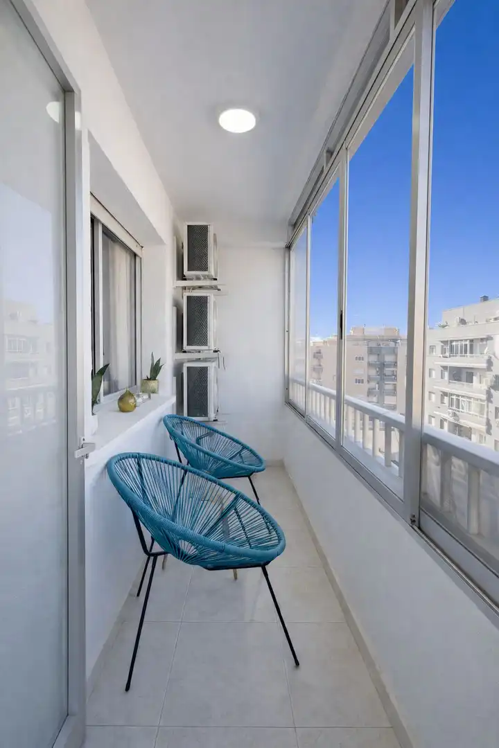 Balcony of Flat for sale in Dénia  with Air Conditioner and Heating
