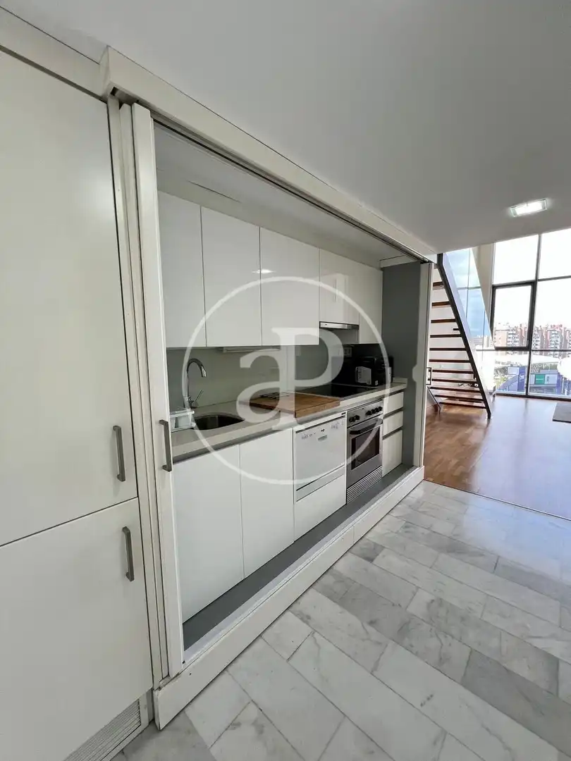 Cocina de Loft de alquiler en Valencia con Aire acondicionado y Amueblado