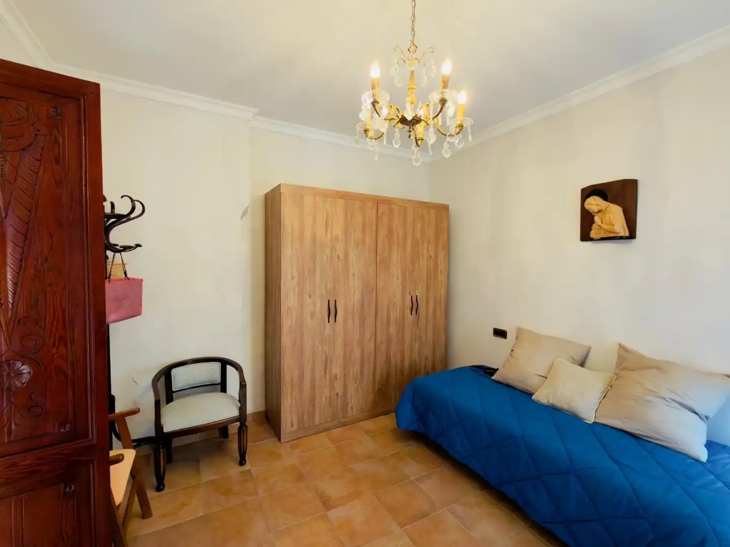 Bedroom of Houses for sale in La Granja de la Costera  with Air Conditioner