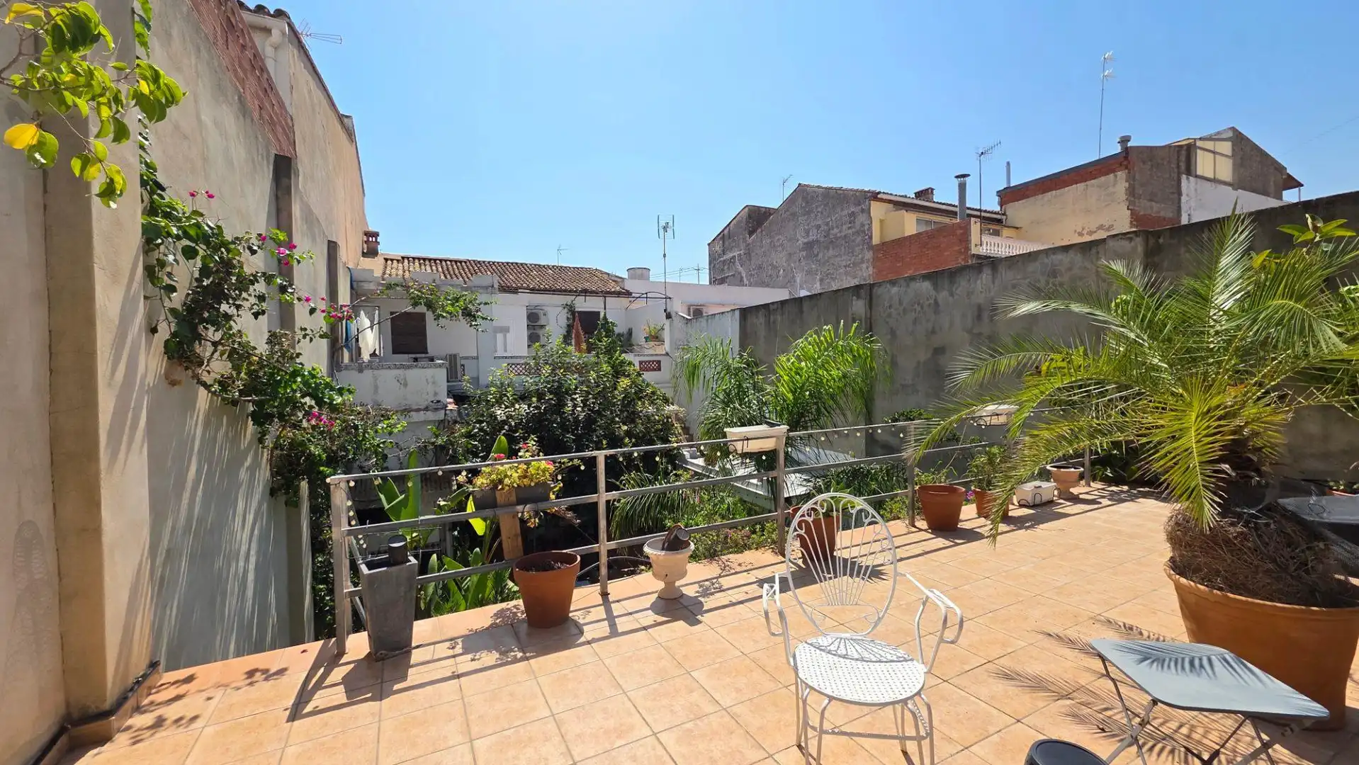 Terrassa de Casa o xalet en venda en El Real de Gandia amb Aire condicionat, Calefacció i Jardí privat