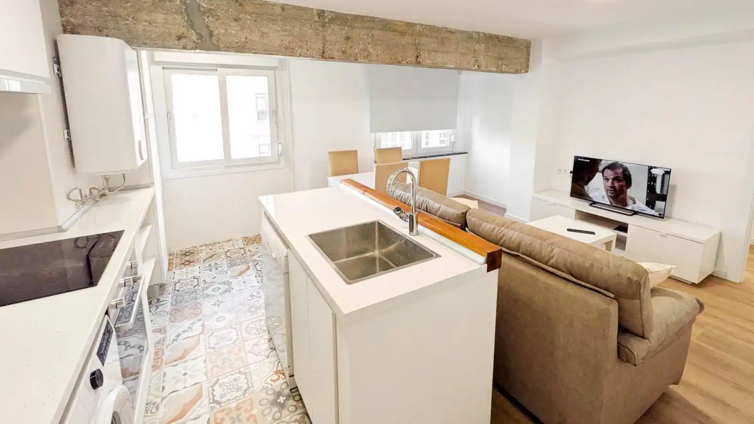 Cocina de Piso de alquiler en Santander con Amueblado