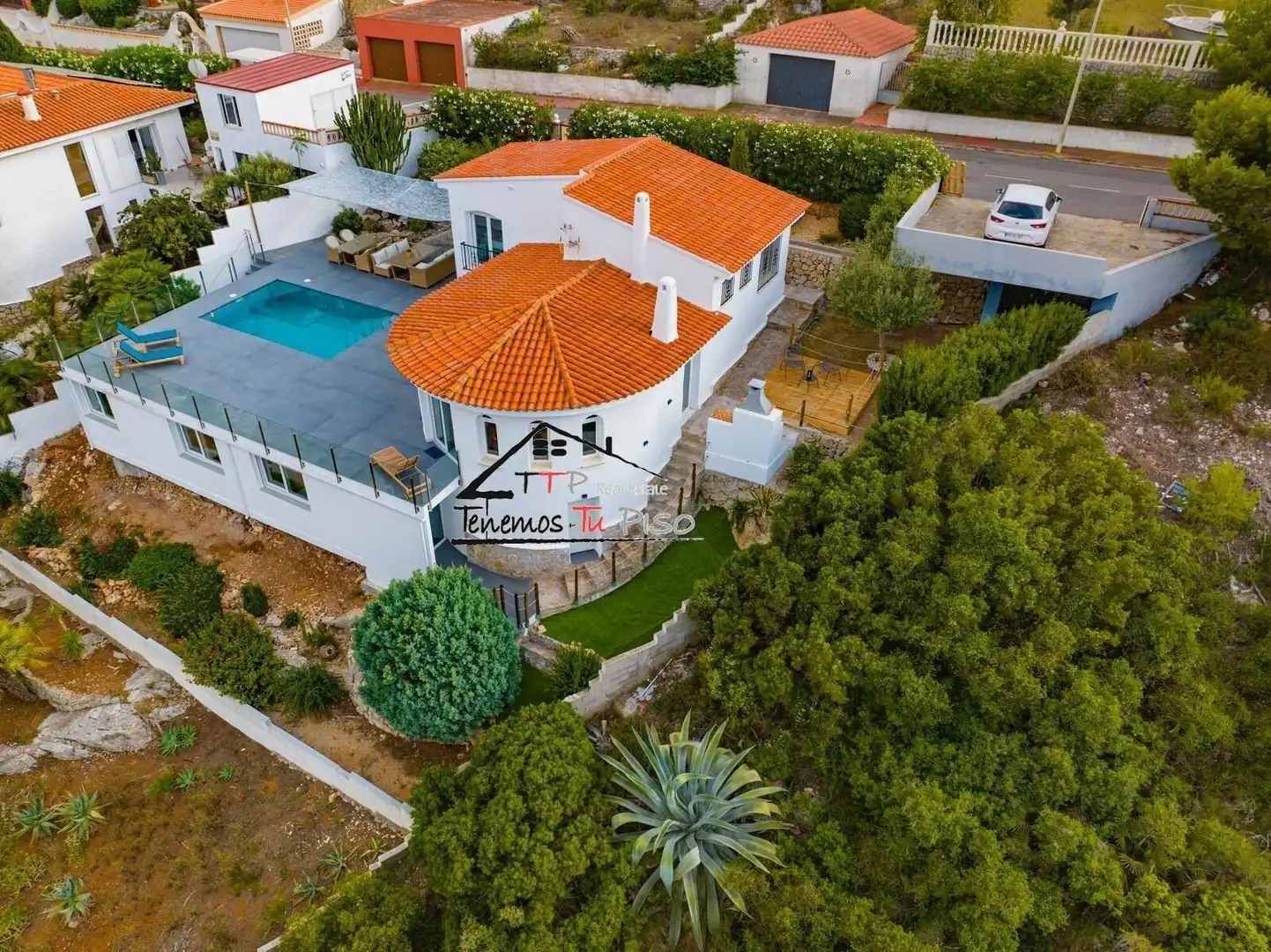 Vista exterior de Casa o xalet en venda en Peñíscola / Peníscola amb Aire condicionat, Calefacció i Jardí privat