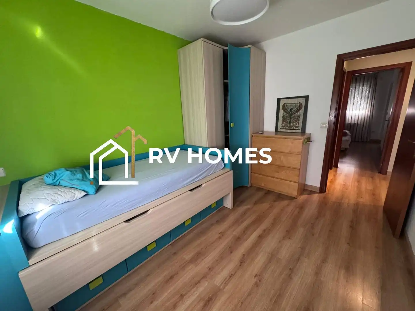 Schlafzimmer von Einfamilien-Reihenhaus zur Miete in Cáceres mit Klimaanlage, Heizung und Abstellraum