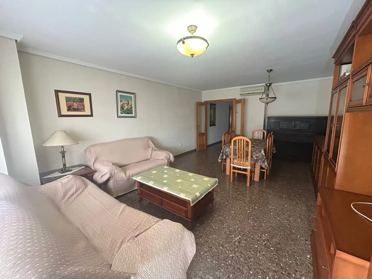 Living room of Flat for rent in Sagunto / Sagunt  with Air Conditioner, Heating and Terrace