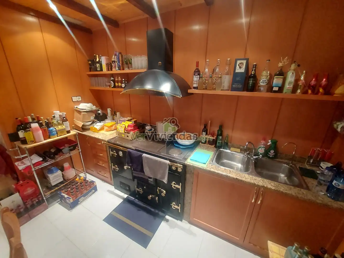 Cocina de Casa o chalet en venta en Vallirana con Calefacción, Jardín privado y Terraza