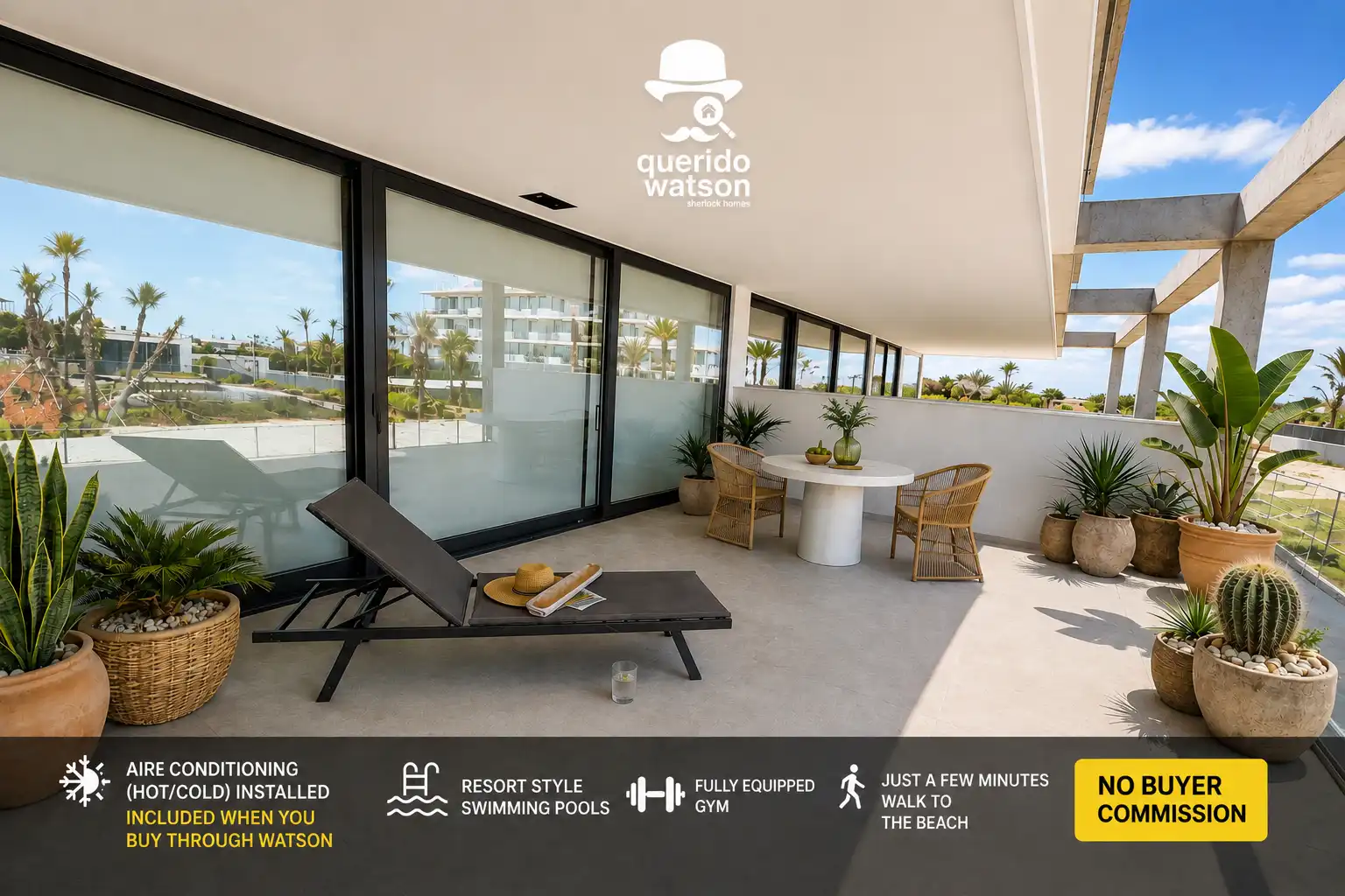 Terrace of Flat for sale in Cartagena  with Air Conditioner, Heating and Terrace