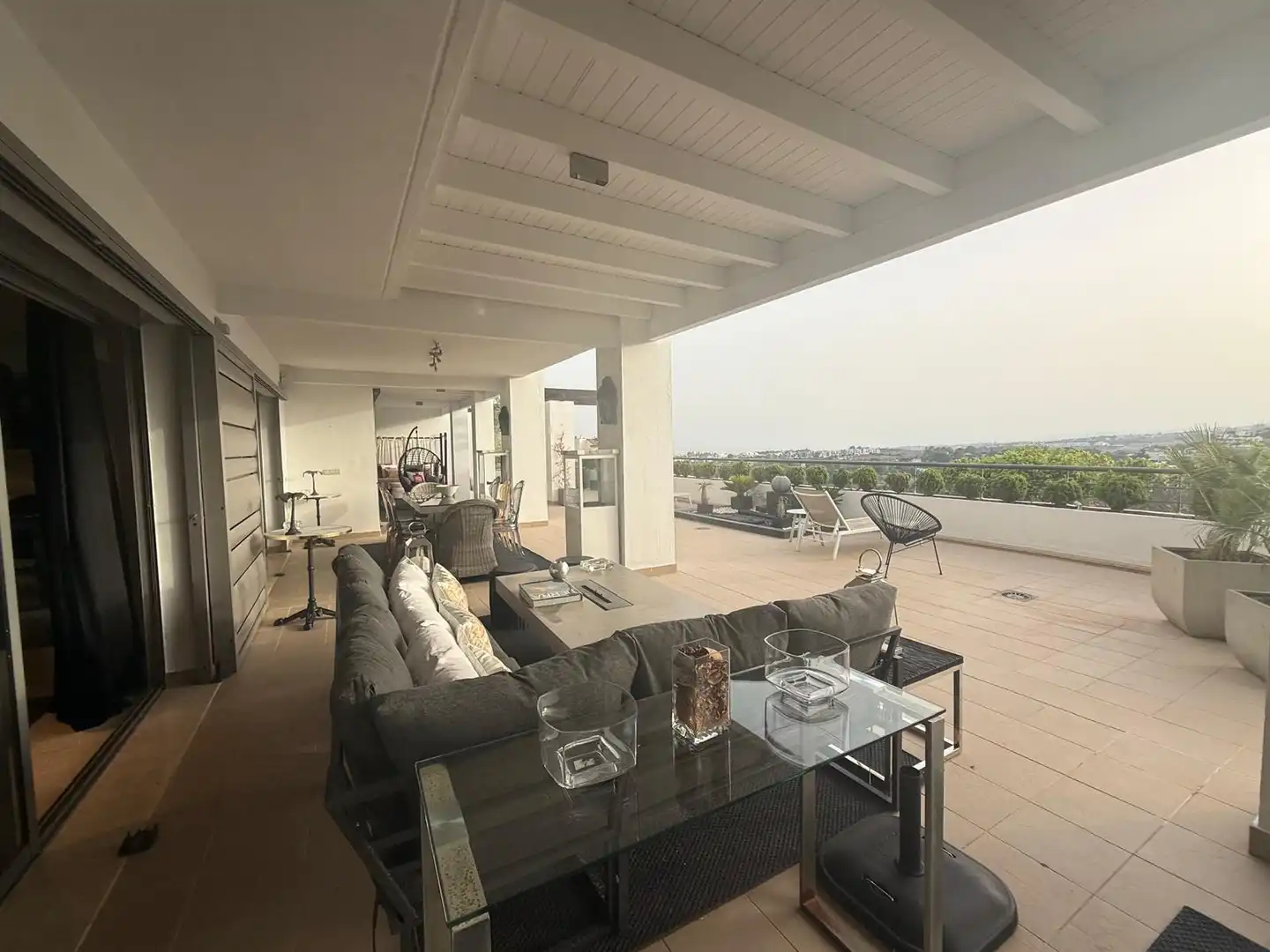Terrace of Apartments for rent in Benahavís  with Air Conditioner, Terrace and Swimming Pool
