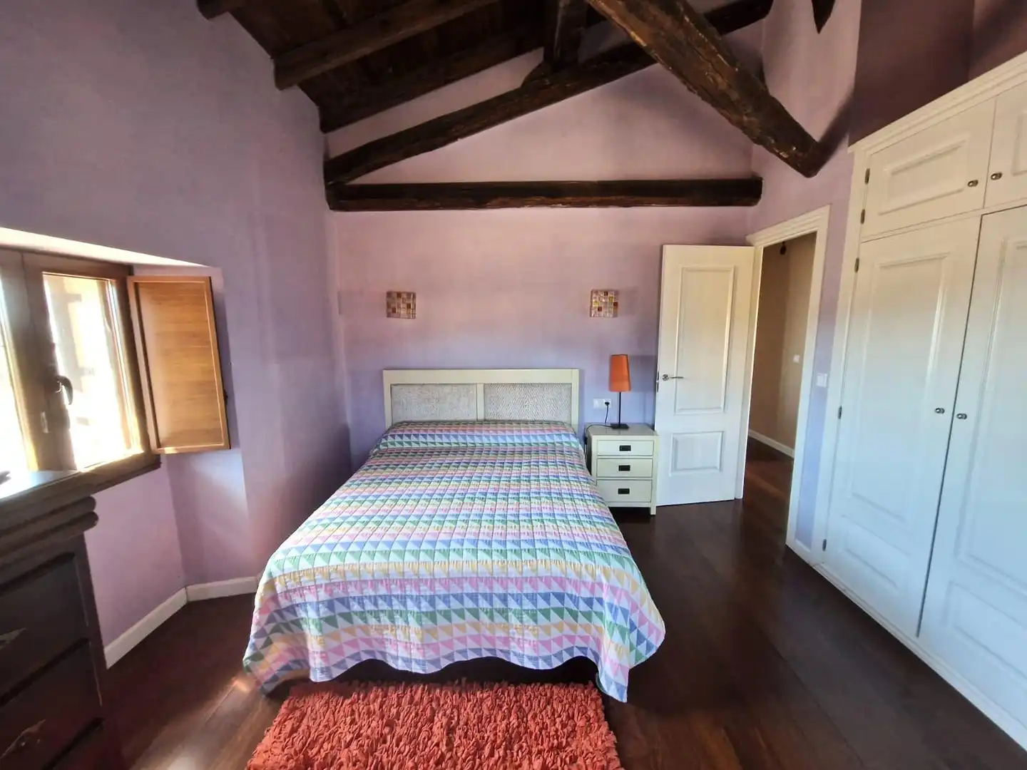 Bedroom of Houses for sale in Oliva de Plasencia  with Air Conditioner, Heating and Private garden