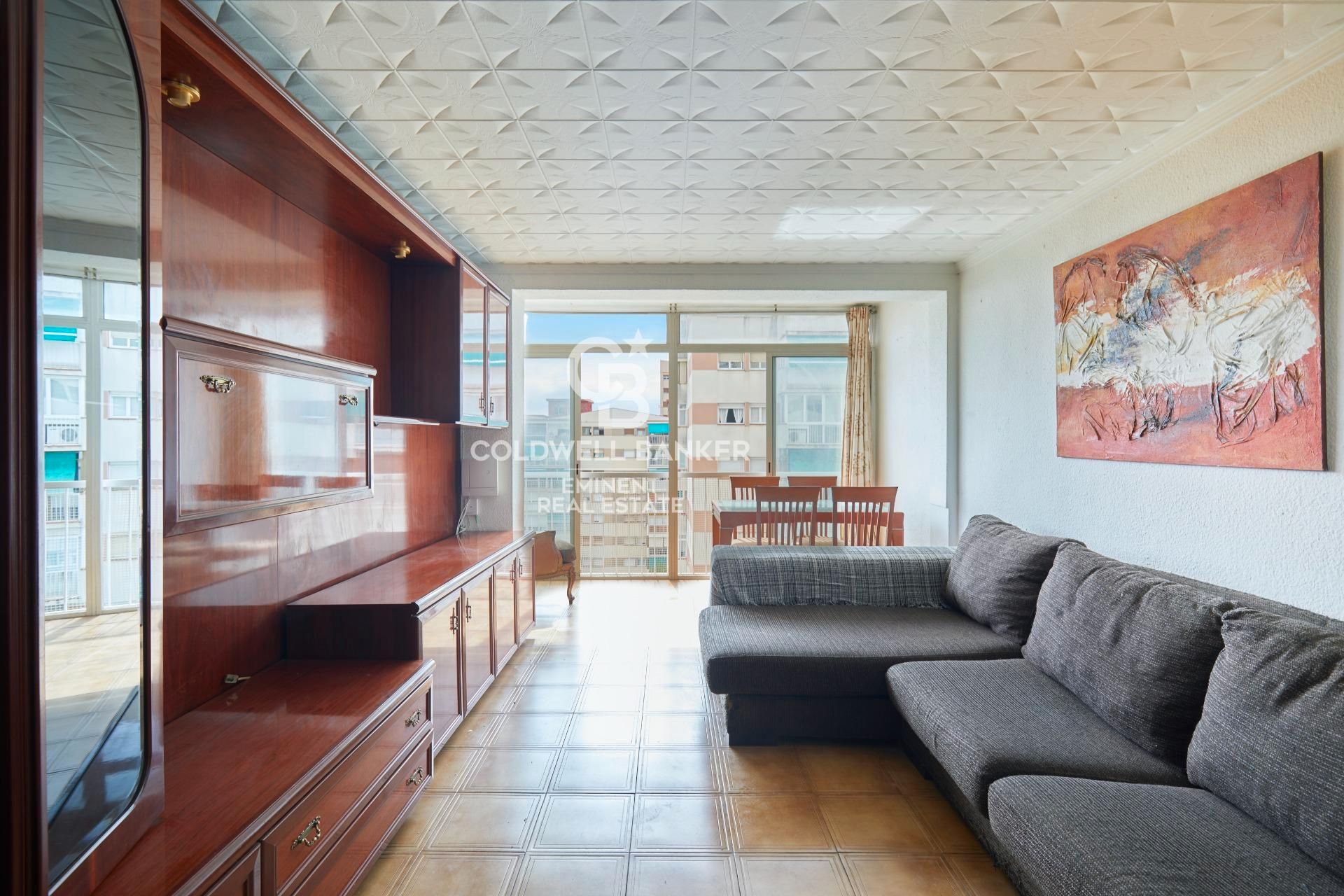 Living room of Flat for sale in  Barcelona Capital