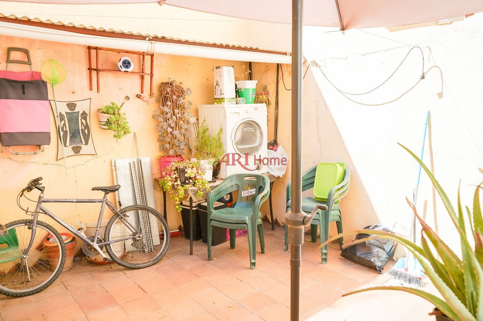 Garden of Single-family semi-detached for sale in  Madrid Capital  with Air Conditioner, Heating and Storage room