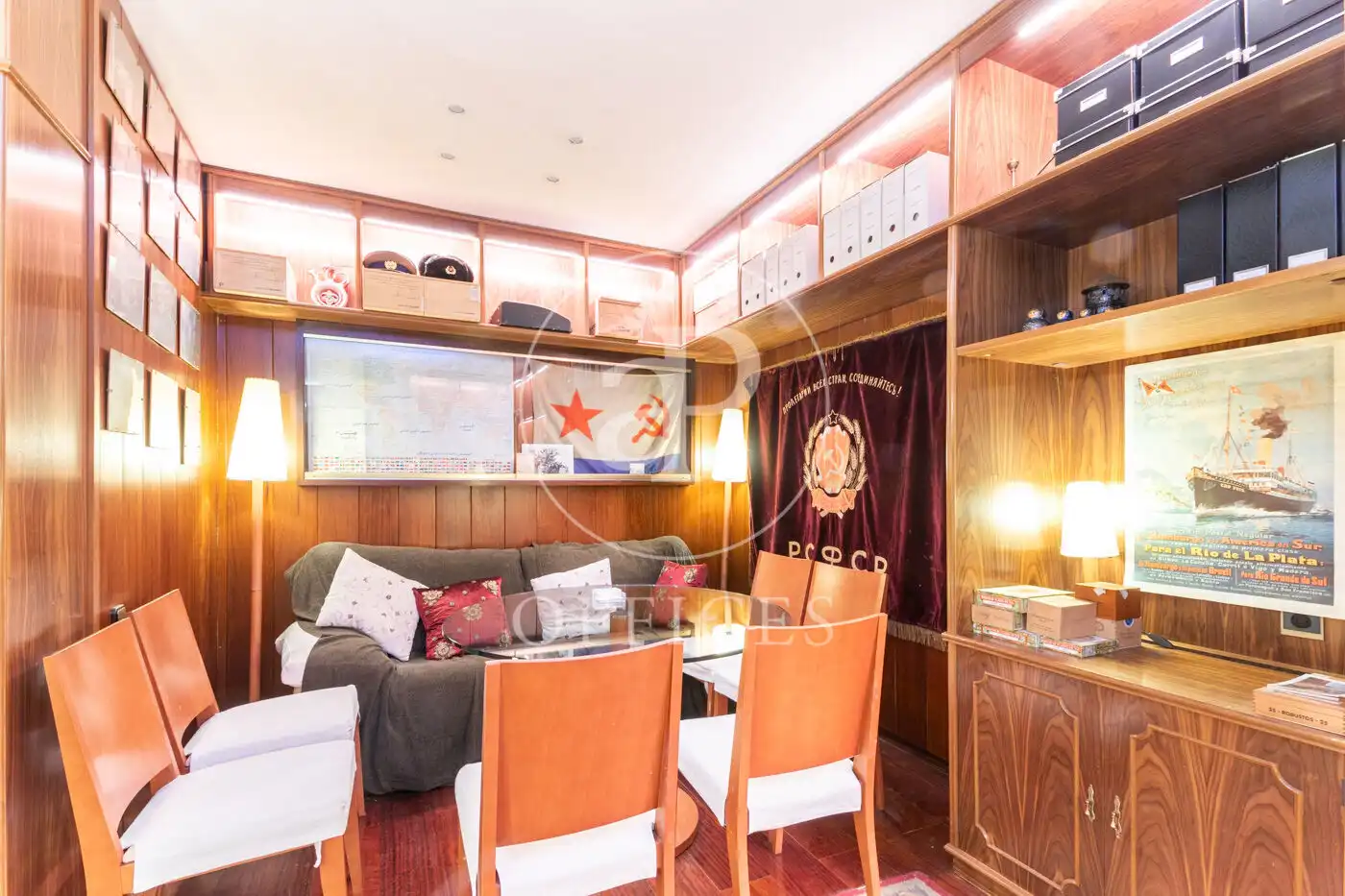 Wohnzimmer von Büro zum Verkauf in Barcelona mit Klimaanlage