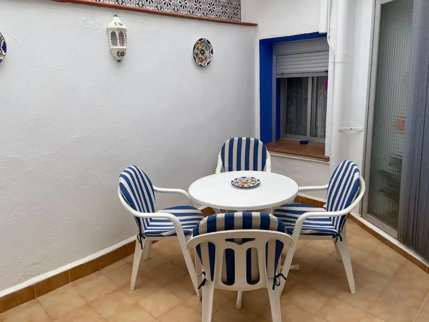 Terraza de Casa adosada en venta en Fuentealbilla con Aire acondicionado, Trastero y Amueblado