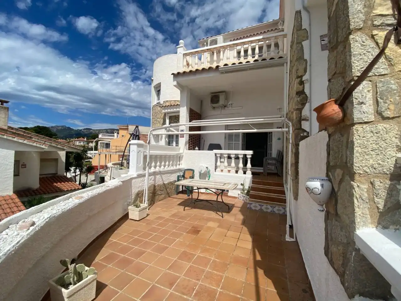 Terraza de Casa adosada en venta en Mont-roig del Camp con Aire acondicionado, Parquet y Terraza