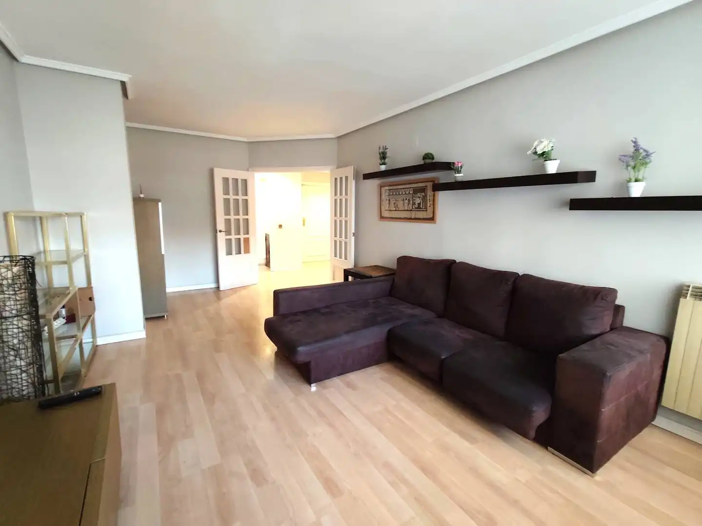 Living room of Flat for sale in Tudela  with Air Conditioner, Heating and Parquet flooring