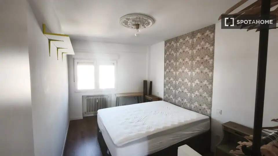 Habitación de Piso de alquiler en Madrid con Aire acondicionado, Calefacción y Amueblado
